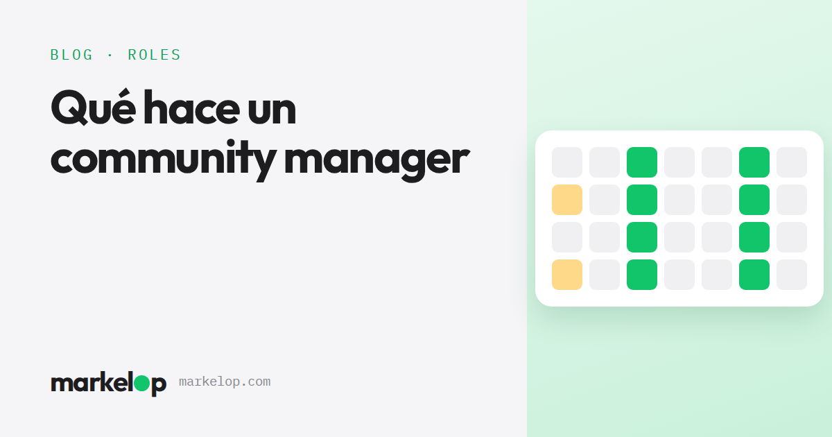 Qué hace un community manager