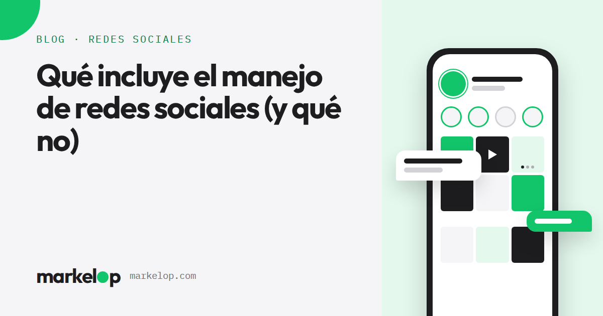 Portada del artículo: Qué incluye el manejo de redes sociales (y qué no)